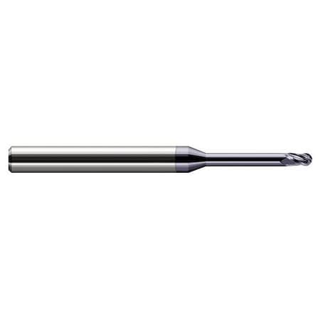 Harvey Tool 5/16 Cutter dia. x 0.4700 in. x 2.5000 in. 2-1/2 Reach Carbide Ball End Mill, 3 Flutes 34320-C3
